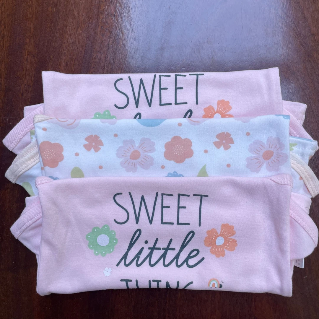 拍一发三夏季婴幼儿背心短袖男女款可爱休闲居家外出透气