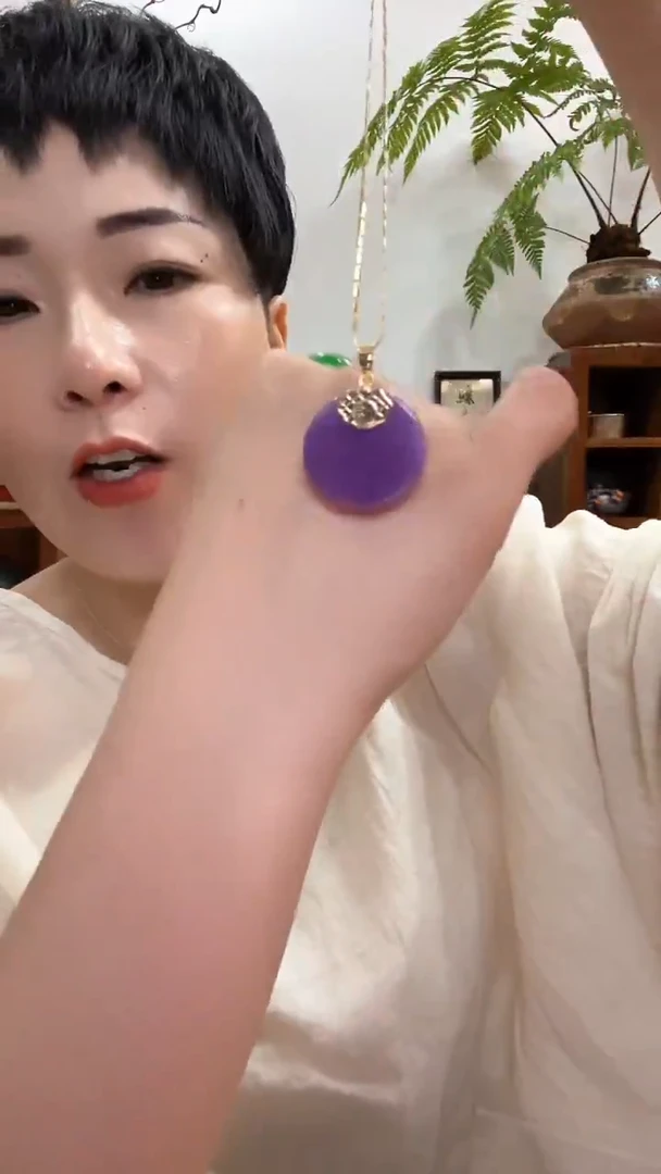 翡翠未镶嵌颈饰818