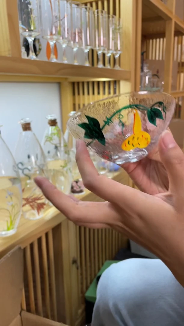 九河手绘葫芦大茶盏啊啊