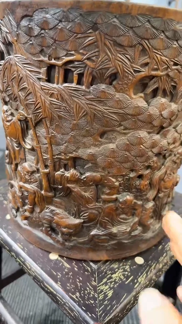 木东**哥A088紫檀雕刻链接以直播间为准