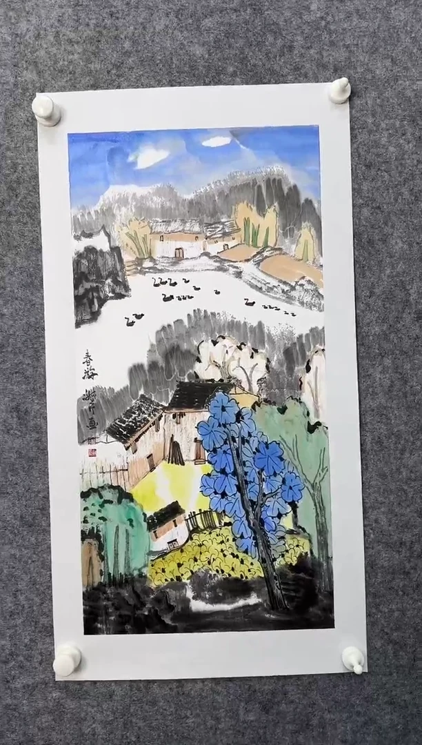 国画DH-WSQ老师绘画作品