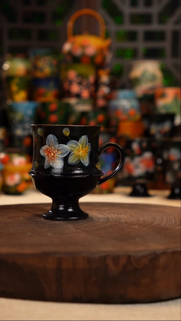 油画   釉下彩   杯子