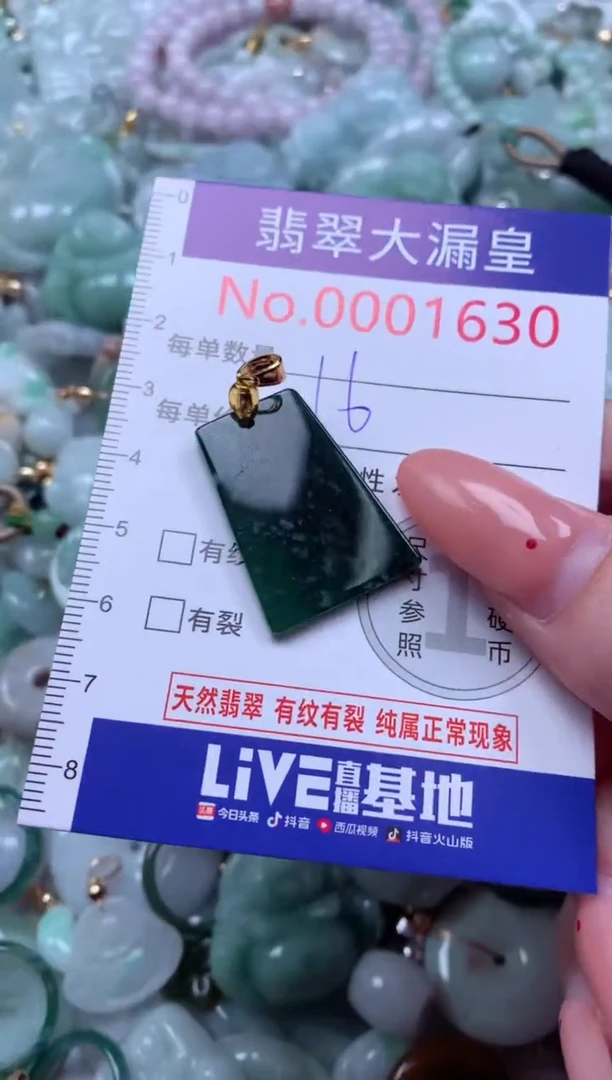 吊坠(不含链)未镶嵌翡翠1630