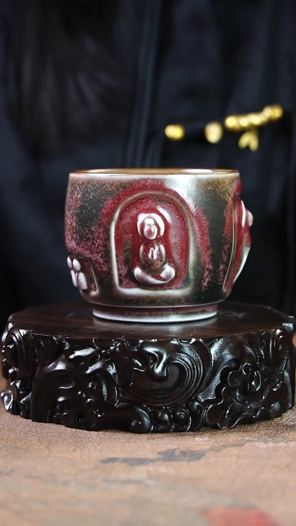 58号高温原矿钧瓷孤品收藏级