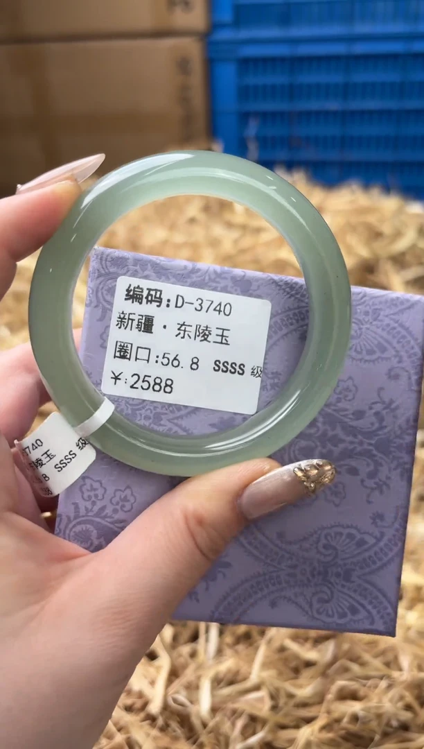 未镶嵌手镯石英质玉D-3740