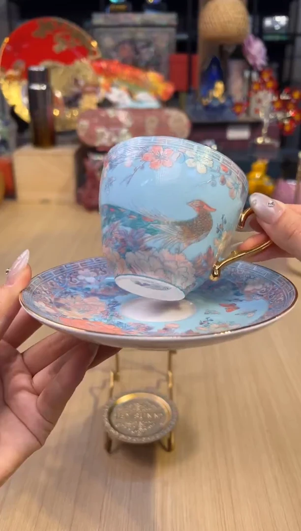 158灵羽和鸣咖啡杯-天蓝