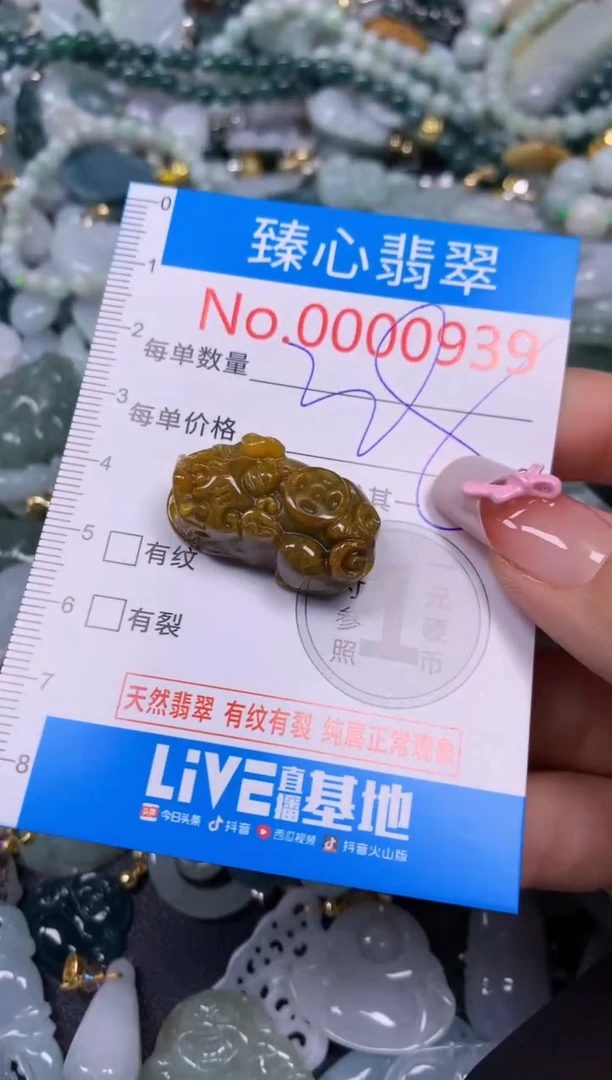 【闪购商品】翡翠颈饰未镶嵌含绳000939