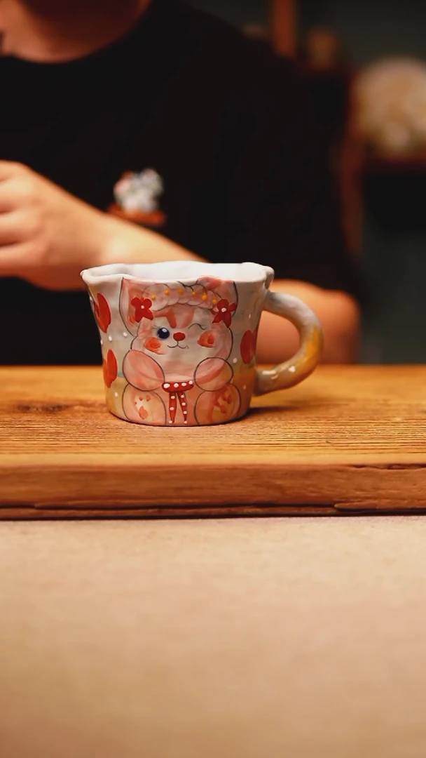 @@陶园瓷舍@@纯手工手绘@高温釉下彩