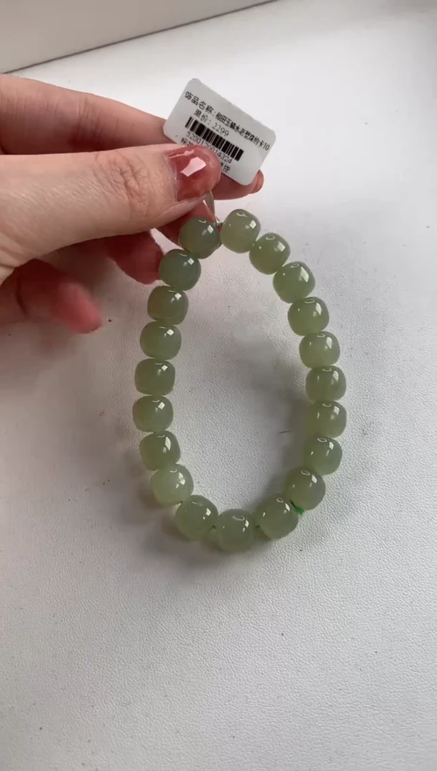 未镶嵌手串和田玉梦老型珠手串