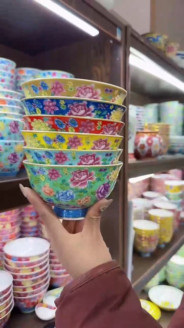 【闪购商品】瓷片 5英寸饭碗6个景德镇陶瓷