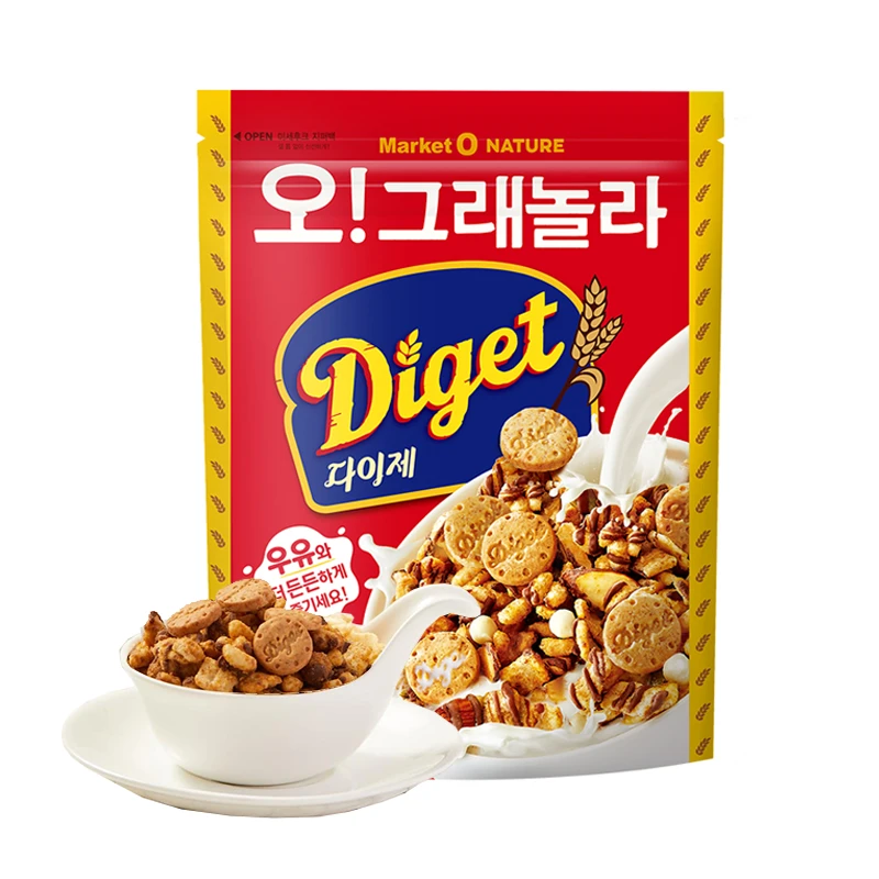 好丽友谷物复合麦片250g/袋 开袋即食 冲泡谷物