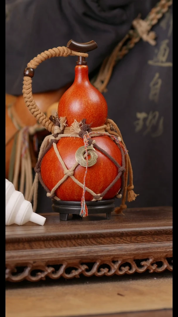 255号精品天然大漆酒葫芦一物一拍~