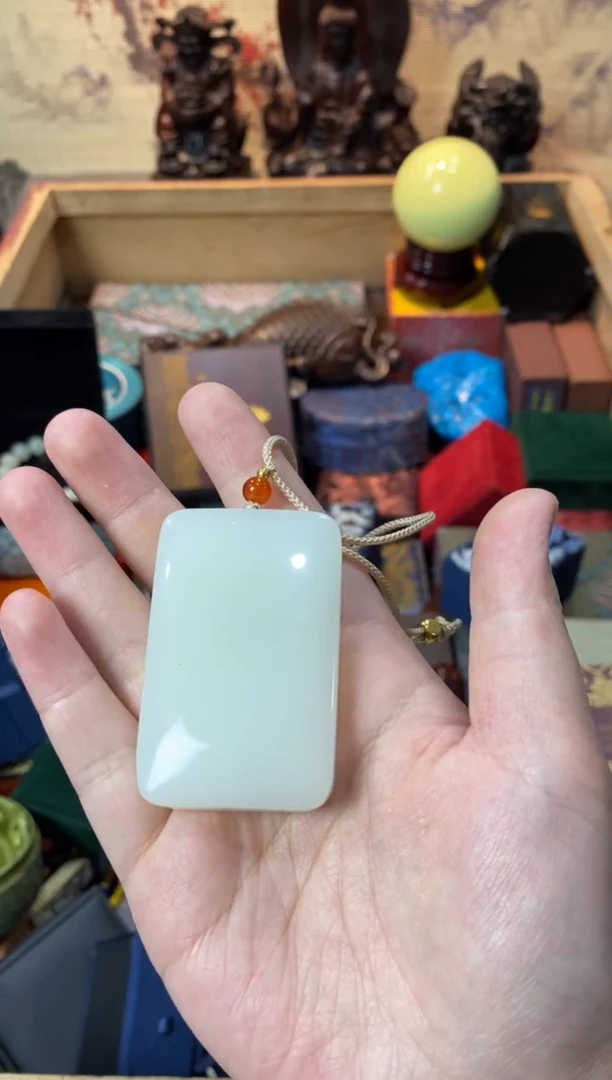 和田玉（糖玉）未镶嵌挂件直播推荐直播推荐