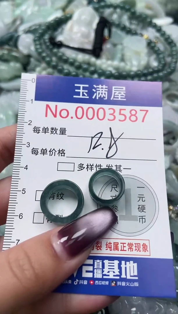 颈饰未镶嵌翡翠3587