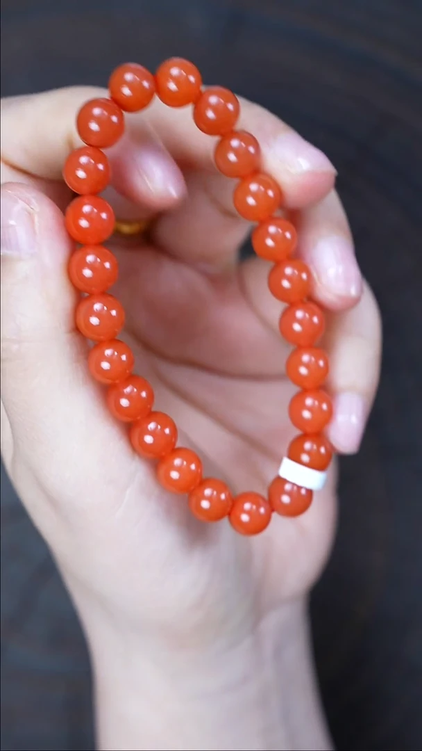 未镶嵌手串南红玛瑙无胶无裂保山原矿9682多样发其一