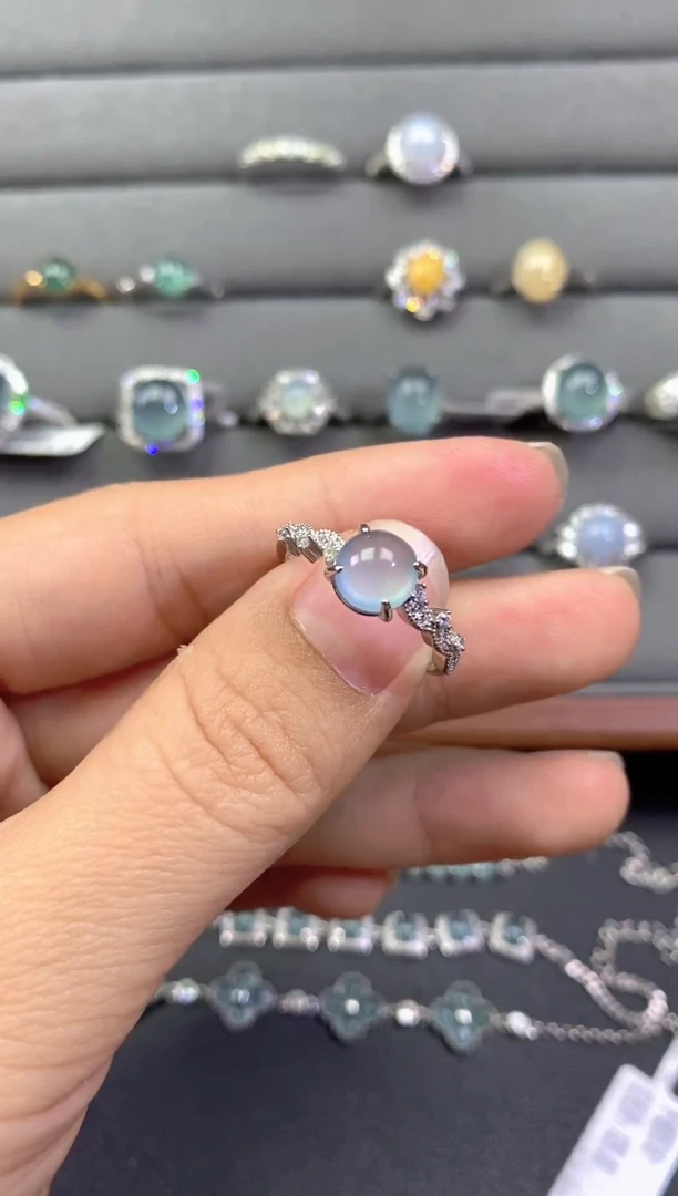 未镶嵌戒指翡翠天然A货翡翠