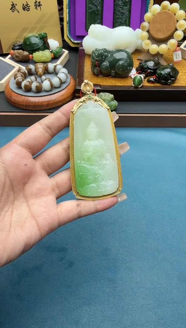 未镶嵌和田玉挂件cq