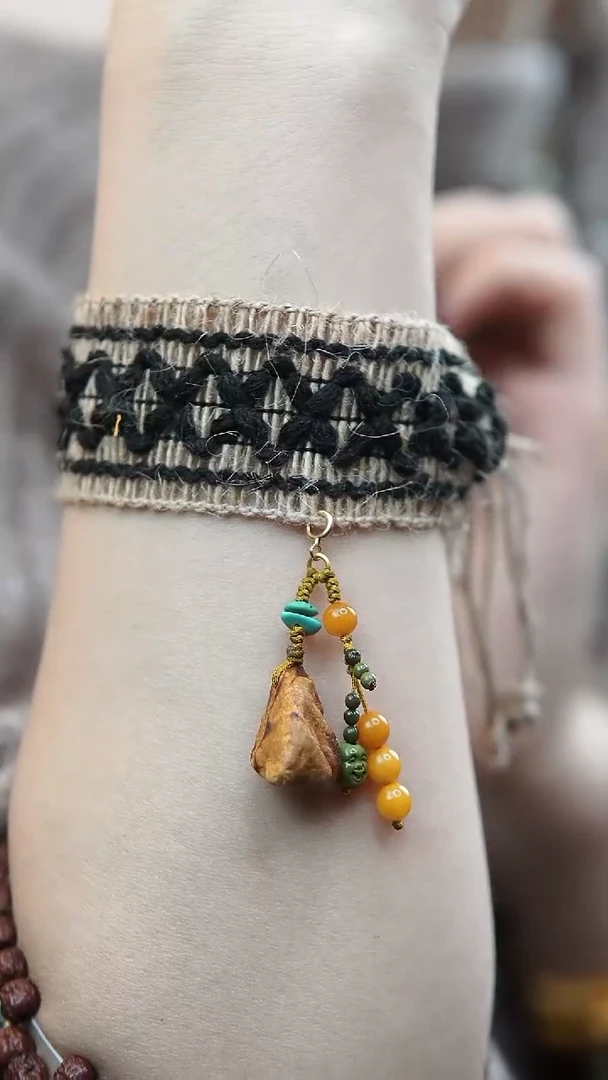 裸石蜜蜡未镶嵌*蜜蜡提溜*活扣头可拆*百搭手串项链