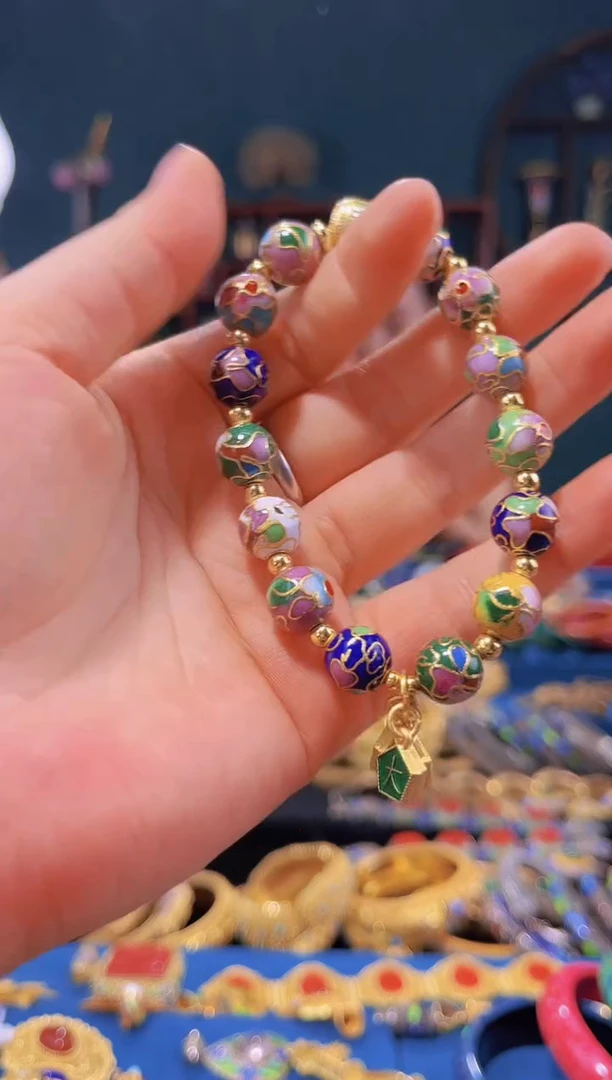 【闪购商品】非遗绝技 景泰蓝手串 多宝