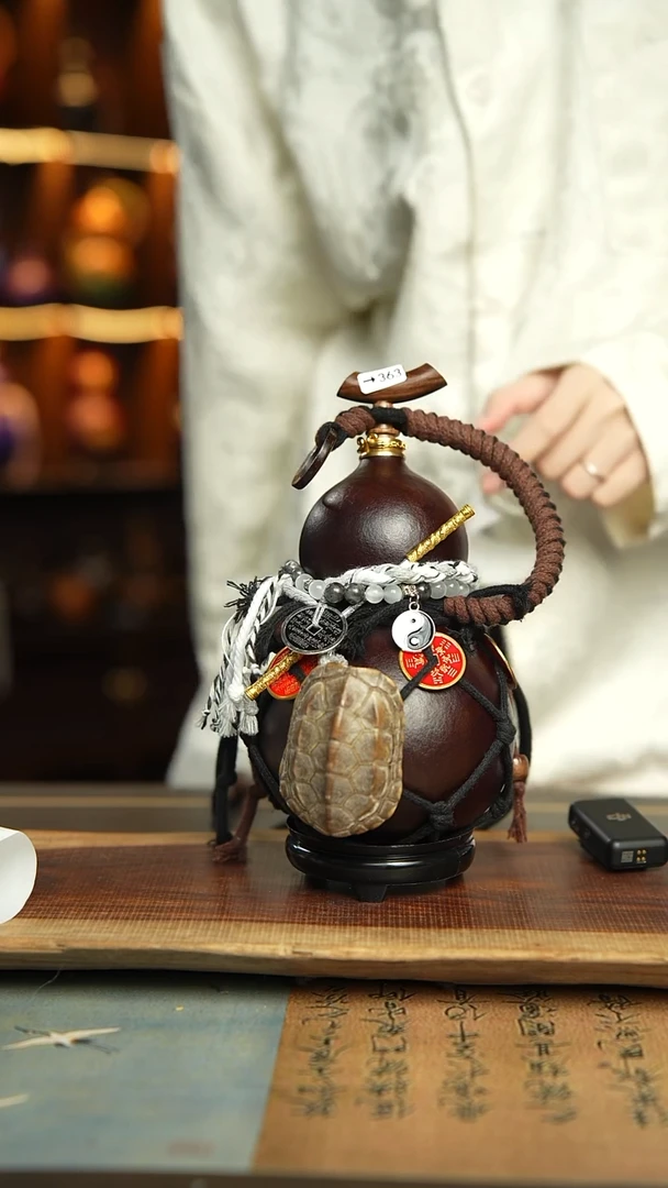 363号600ml左右非遗大漆酒葫芦