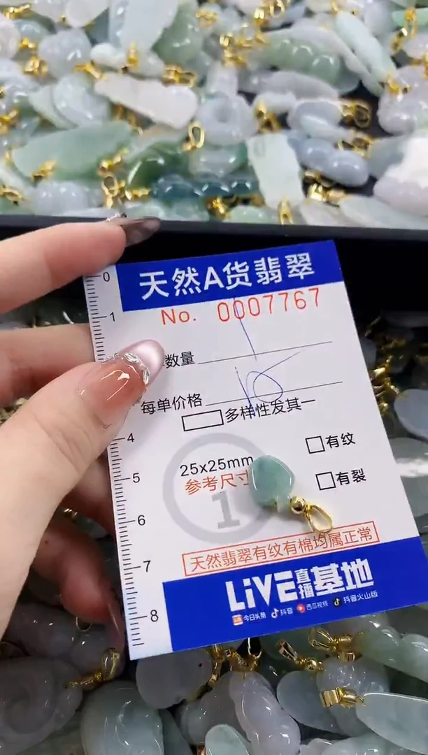 颈饰未镶嵌翡翠天然A货翡翠