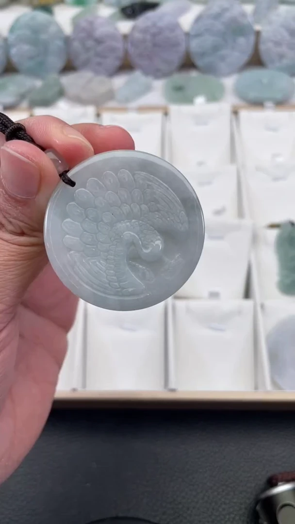 颈饰未镶嵌翡翠天然缅甸翡翠A货299