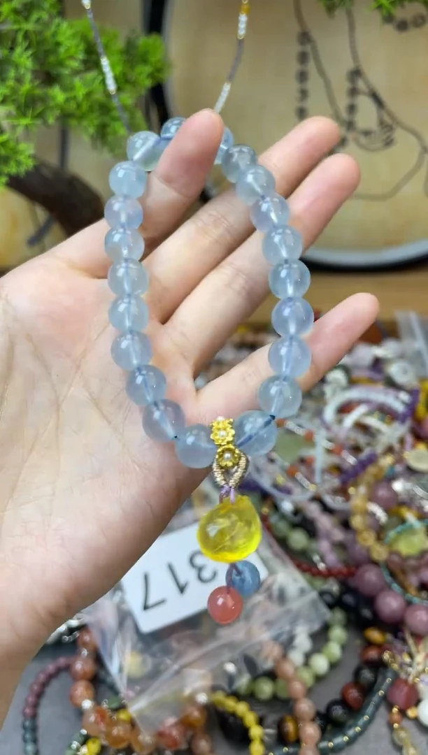 【闪购商品】海蓝宝石手链未镶嵌317