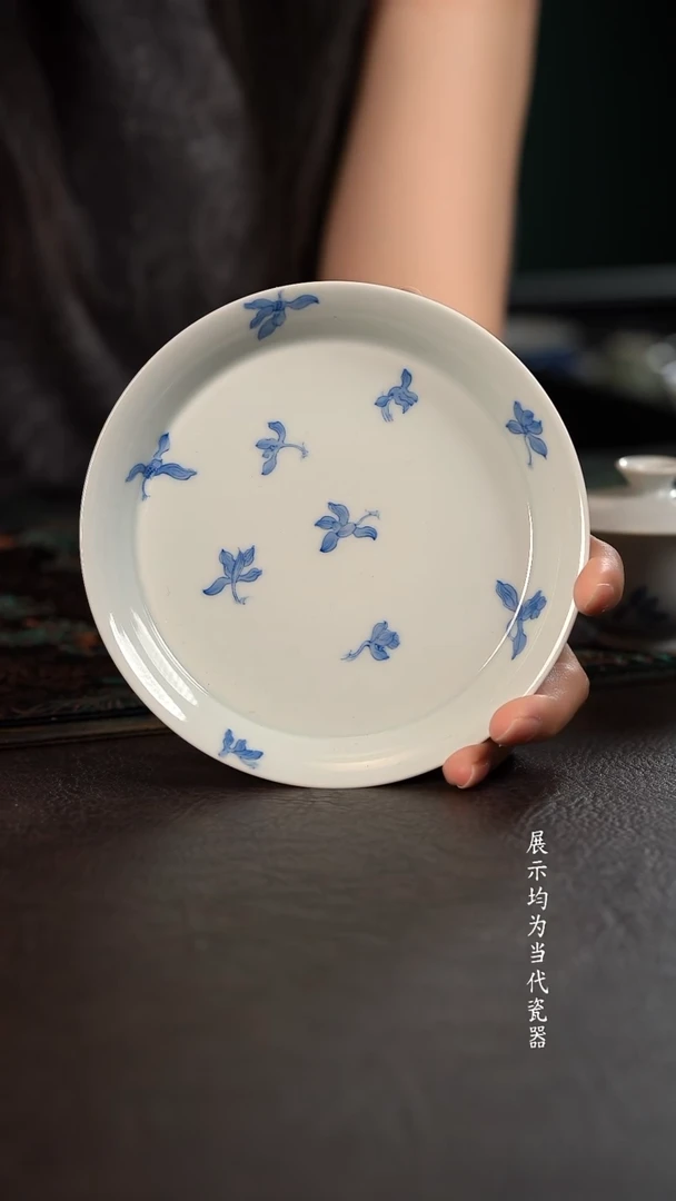 聚澜堂兰花头壶承