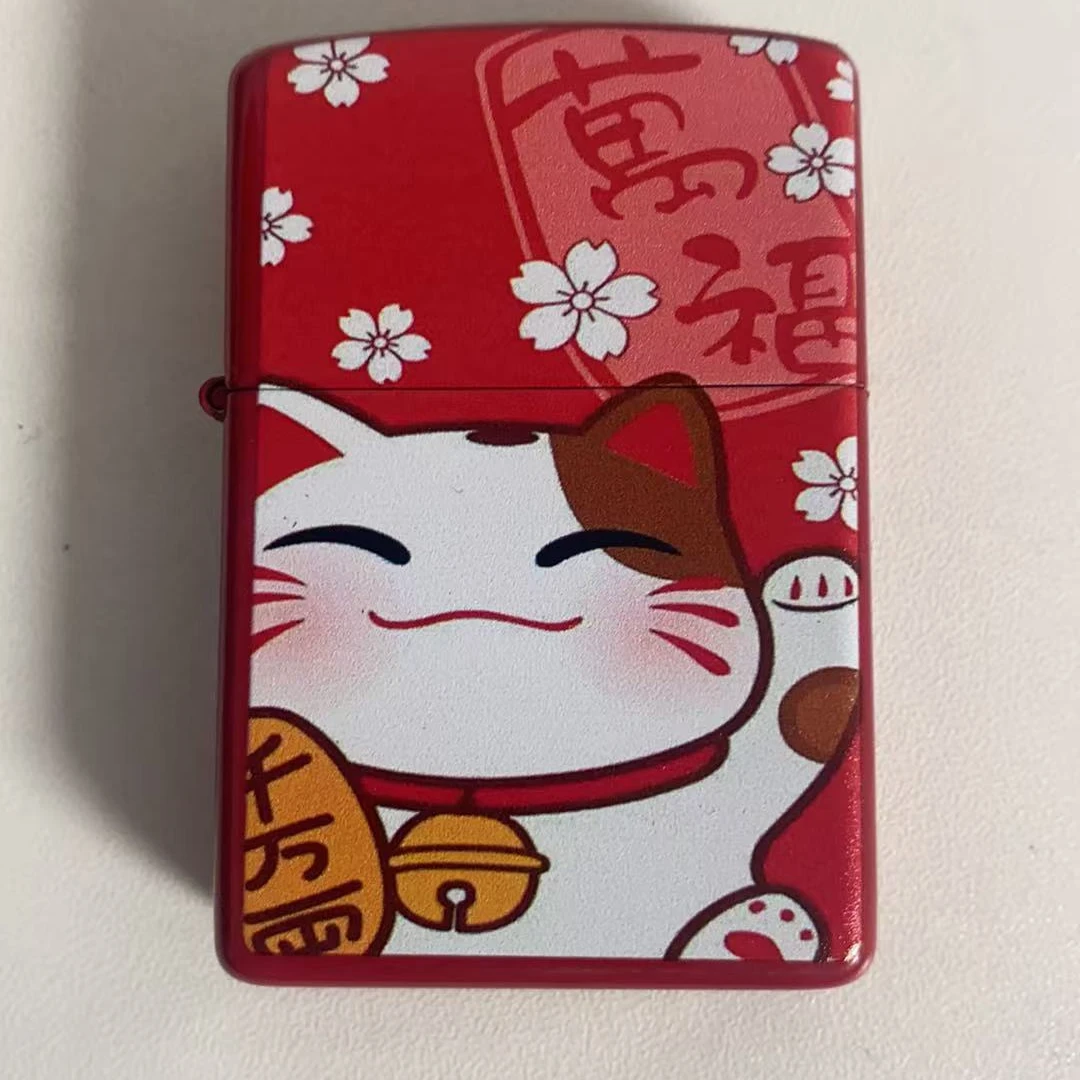 彩绘万福煤油打火机