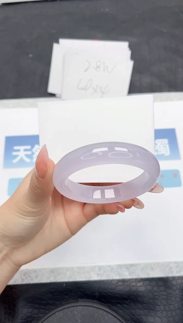 【闪购商品】石英质玉手镯未镶嵌L359-54.3