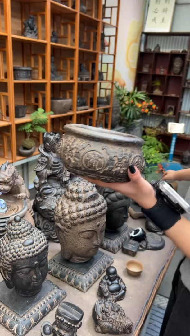 陶土【火山泥】聚宝盆