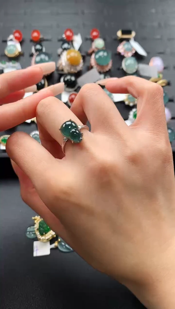 【闪购商品】翡翠戒指未镶嵌45754687568568