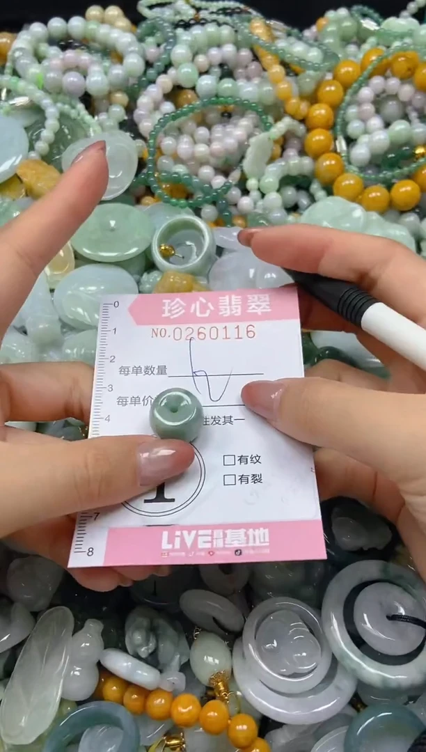 翡翠未镶嵌颈饰闪购0260116