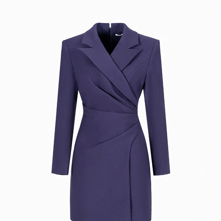 MAGGIE MA马婧品质女装气质通勤轻奢气场强大女装西装连衣裙016D