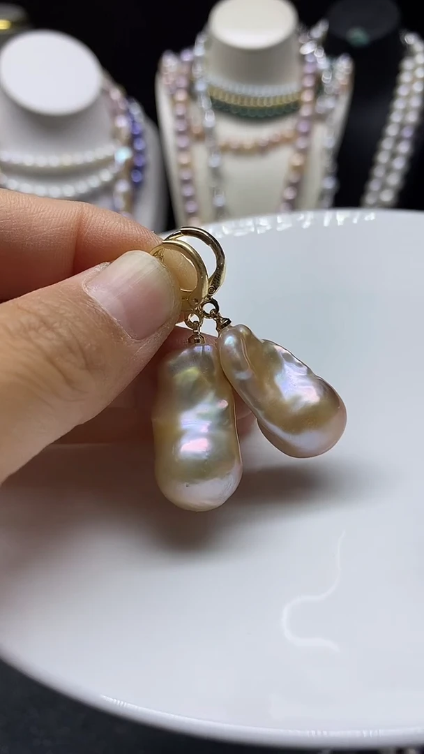 颈饰未镶嵌淡水珍珠多人耳饰