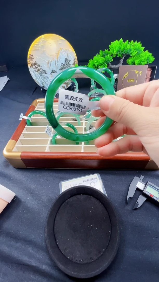 未镶嵌手镯石英质玉（非洲翠）真品上等纯天然非洲翠玉手镯石英质玉