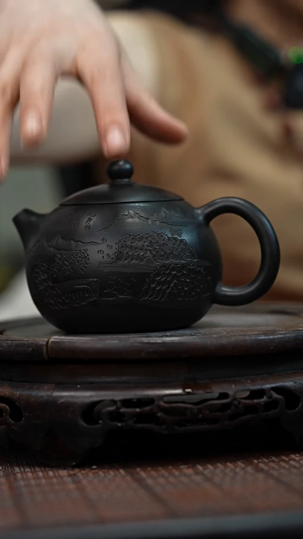 茶壶紫砂宜兴岁颐传砂原矿全手12