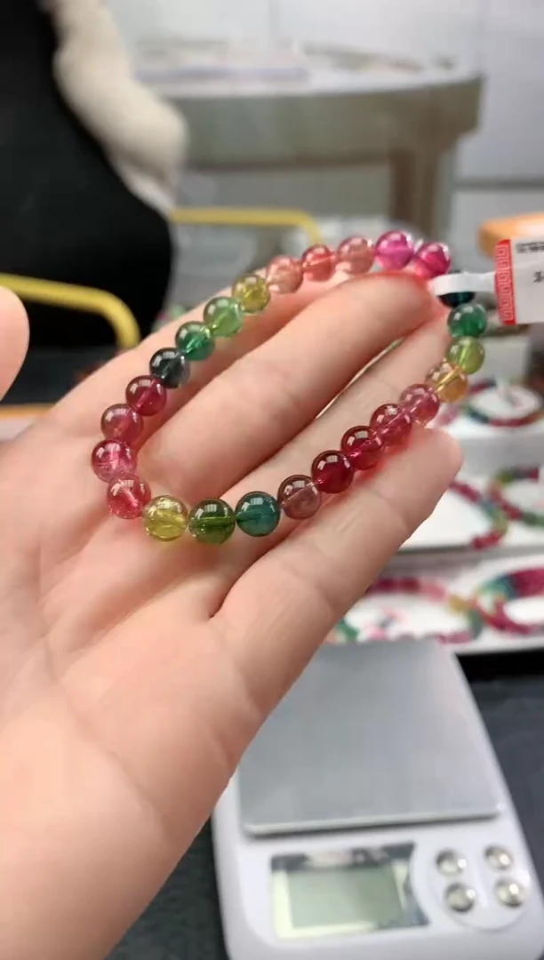 【闪购商品】碧玺手链未镶嵌多样性发一条