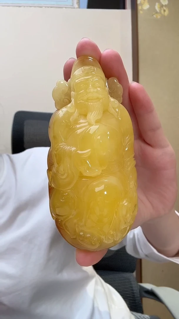 琥珀颈饰未镶嵌吊坠