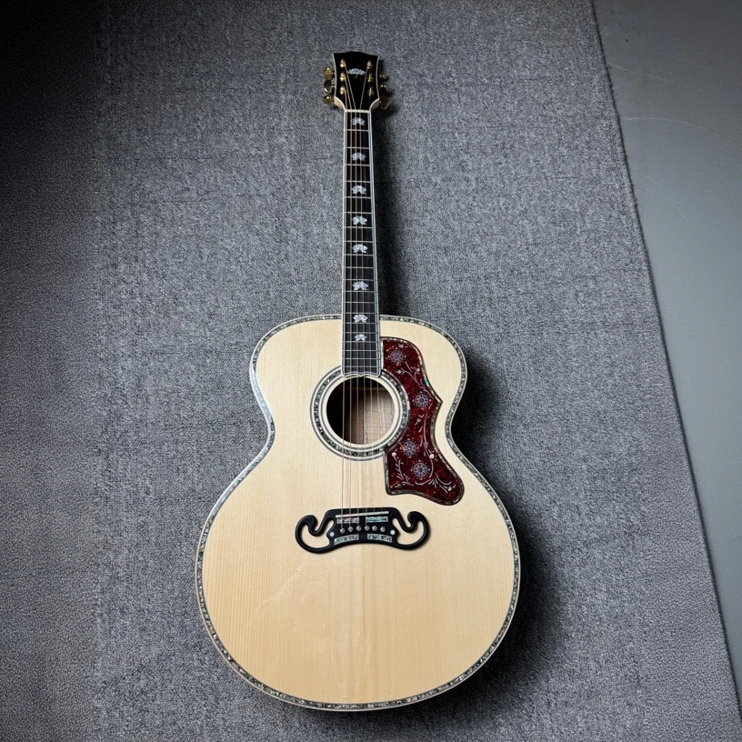 42寸泽纹枫木高端全单吉他