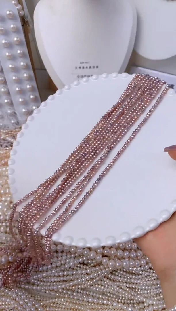 淡水珍珠未镶嵌颈饰D02