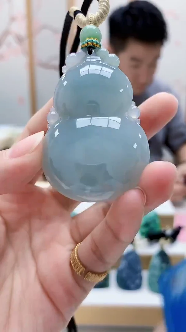 未镶嵌定制翡翠5028lr-毛货挂件20