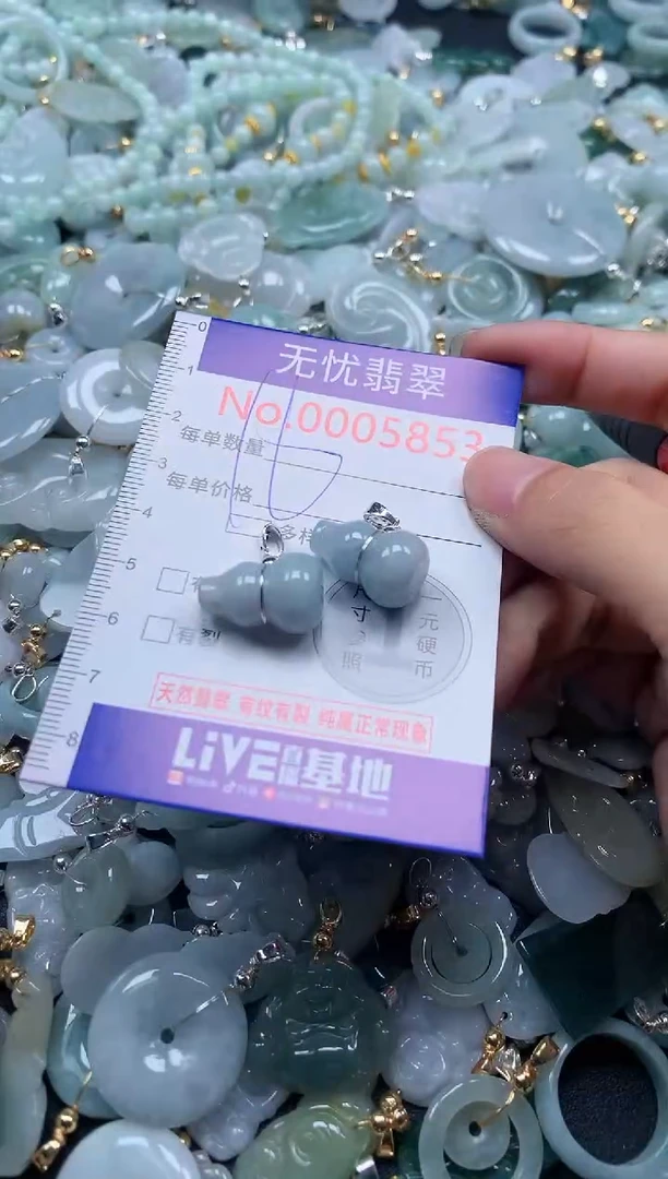 翡翠未镶嵌吊坠(不含链)5853