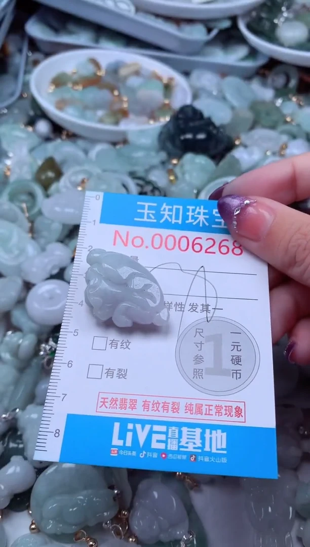 翡翠未镶嵌吊坠(不含链)268