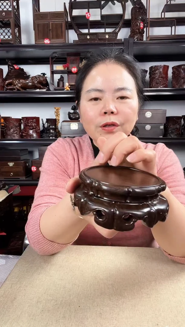 木旋转如意老李红木工艺品