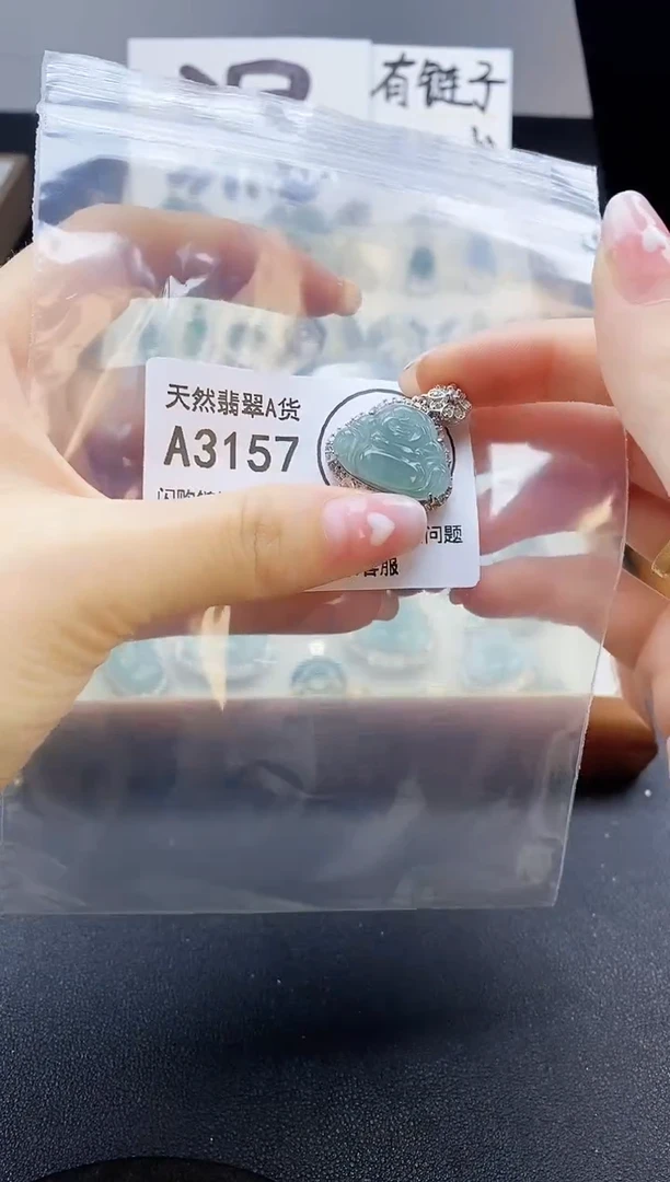 【闪购商品】翡翠吊坠(赠链)未镶嵌天然翡翠A货8888