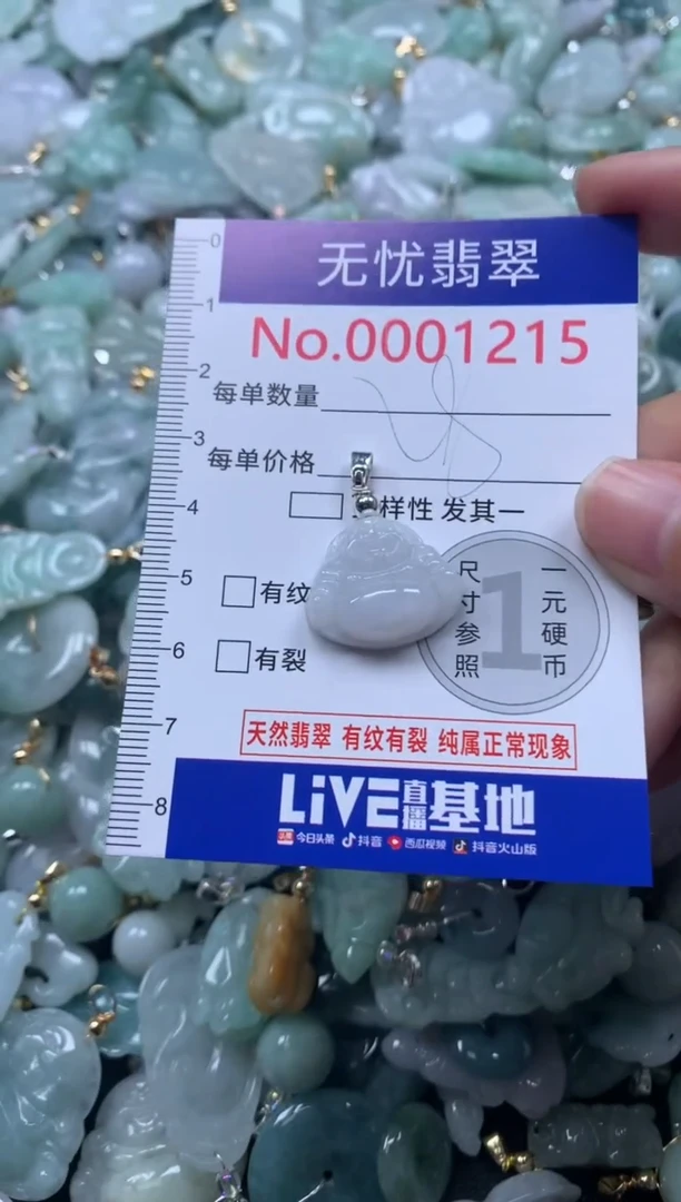 颈饰未镶嵌翡翠1215