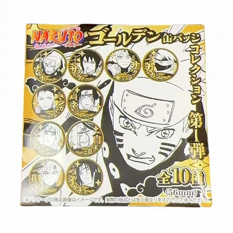 【火影忍者】正版日谷 JS限定25周年浮雕烫金吧唧 全10种 直播代拆