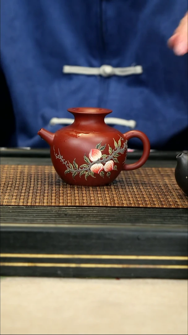 【闪购商品】紫砂茶壶21朱泥 花瓶公道