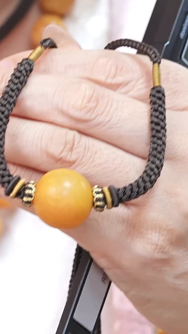 蜜蜡颈饰未镶嵌5423天然蜜蜡珠宝奇石云端妖孽全部保真